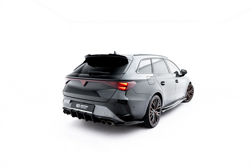 Seitliche Heck Diffusor Erweiterung V.4 für Cupra Leon ST Mk1 Facelift von Maxton Design