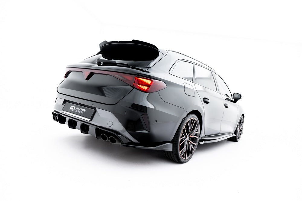 Seitliche Heck Diffusor Erweiterung V.6 für Cupra Leon ST Mk1 Facelift von Maxton Design