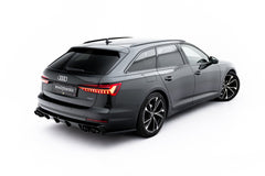 Dyfuzor tylny Maxton Design z końcówkami rur wydechowych do Audi A6 C8 bez S-Line