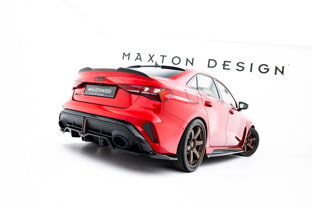 Zentraler Hinterer Splitter für Audi RS3 8Y Limousine Facelift von Maxton Design
