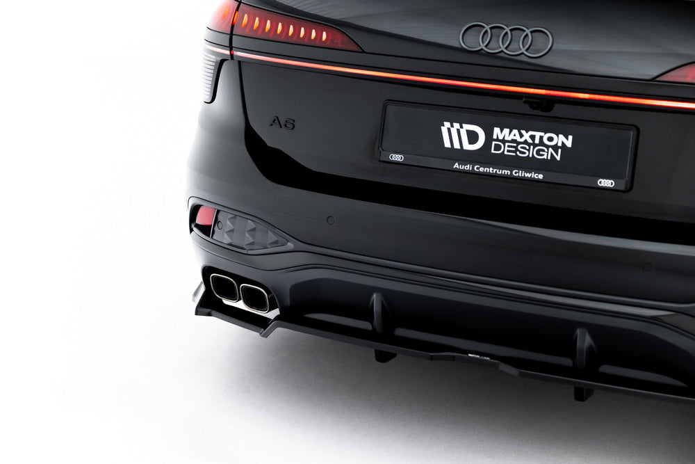 Zentraler Hinterer Splitter V.2 für Audi A6 S-Line Diesel C9 von Maxton Design