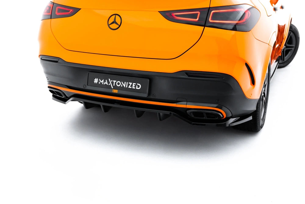 Maxton Design Central Rear Splitter V.2 for Mercedes GLE Coupe AMG-Line C167/C167 Facelift