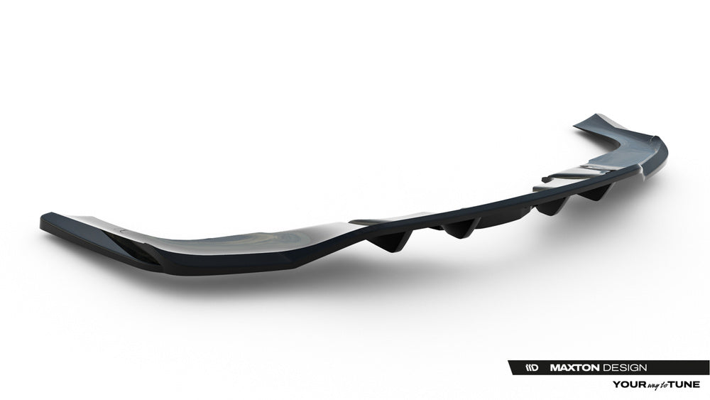 Maxton Design Central Rear Splitter V.2 for Mercedes GLE Coupe AMG-Line C167/C167 Facelift