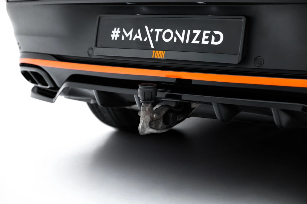 Maxton Design Central Rear Splitter V.2 for Mercedes GLE Coupe AMG-Line C167/C167 Facelift