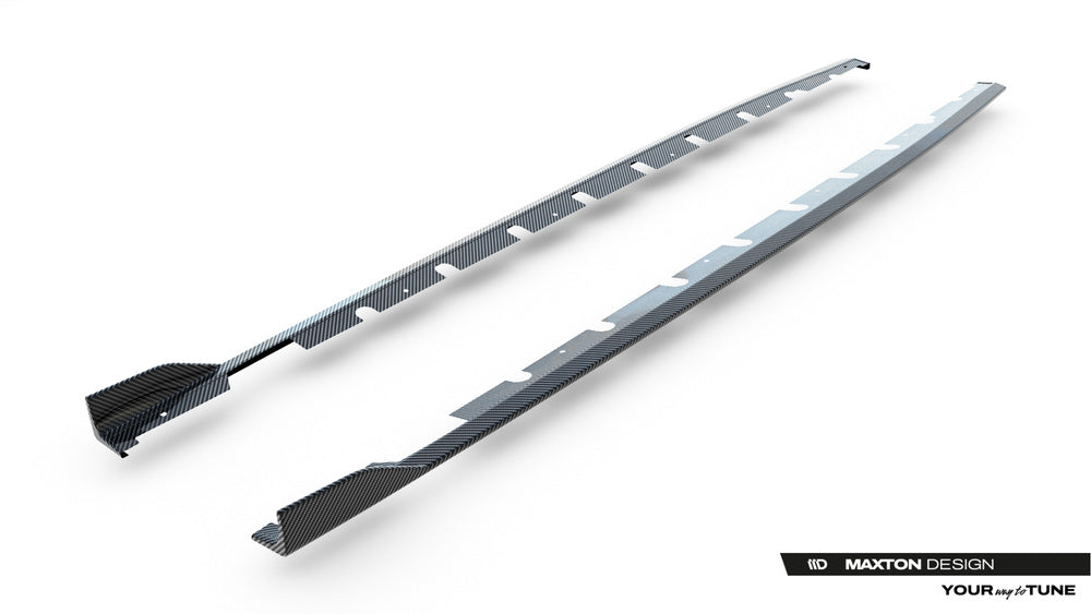 Carbon Seitenschweller Erweiterung V.1 für Audi RS3 Limousine 8Y Facelift von Maxton Design