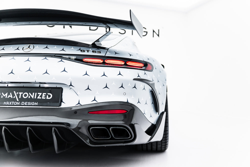Carbon-Canards für Heckstoßfänger passend für Mercedes-AMG GT 63 C192 von Maxton Design
