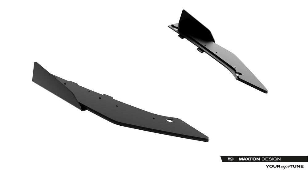 Seitliche Heck Diffusor Erweiterung Street Pro mit Flaps für Cupra Leon ST Mk1 Facelift von Maxton Design