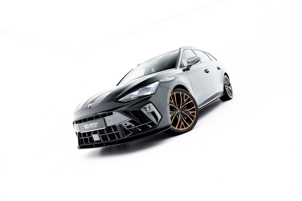 Frontlippe / Frontsplitter / Frontansatz Street Pro für Cupra Leon ST / Hatchback Mk1 Facelift von Maxton Design