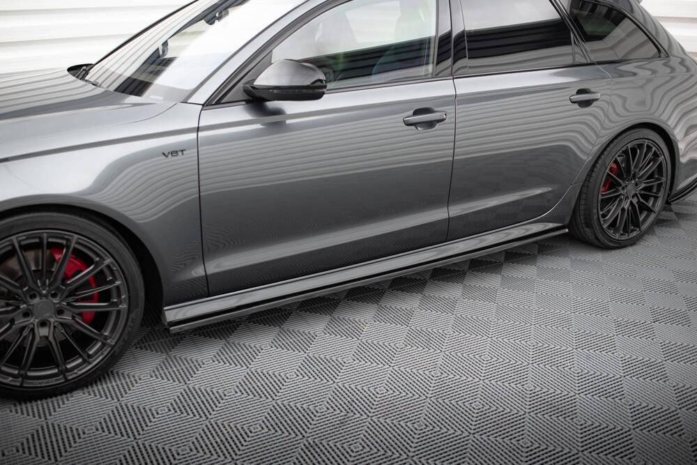 Seitenschweller Erweiterung für Audi S6 / A6 S-Line C7 Facelift von Maxton Design