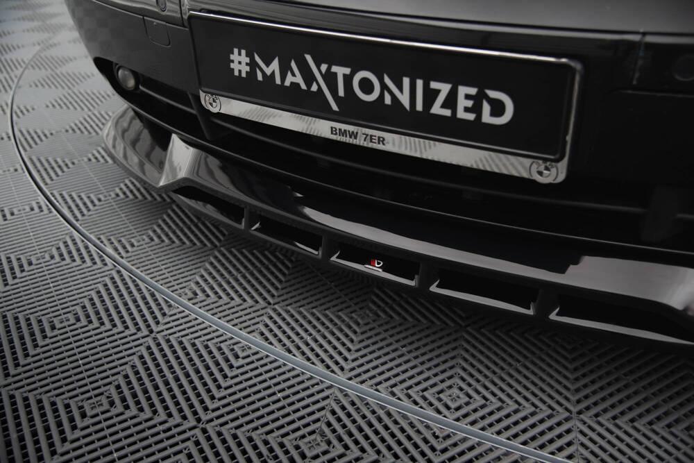 Front Lippe / Front Splitter / Frontansatz für BMW 7er E65 von Maxton Design
