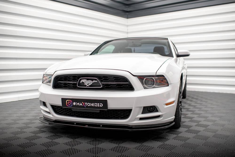 Front Lippe / Front Splitter / Frontansatz für Ford Mustang MK5 Facelift von Maxton Design