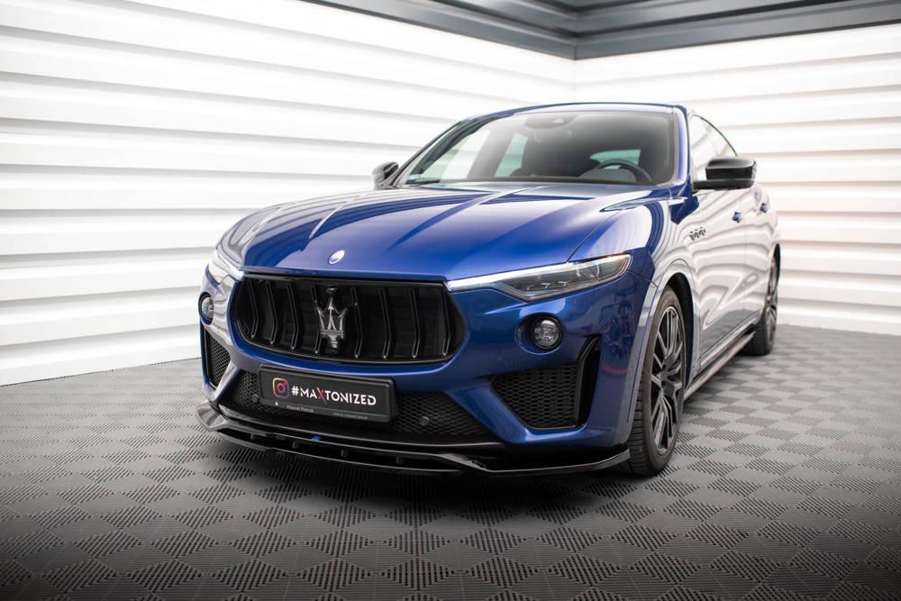 Front Lippe / Front Splitter / Frontansatz für Maserati Levante GTS MK1 von Maxton Design