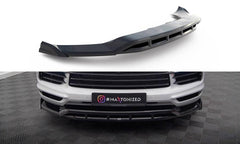 Lèvre avant/séparateur avant Maxton Design pour Porsche Cayenne Coupé 9Y