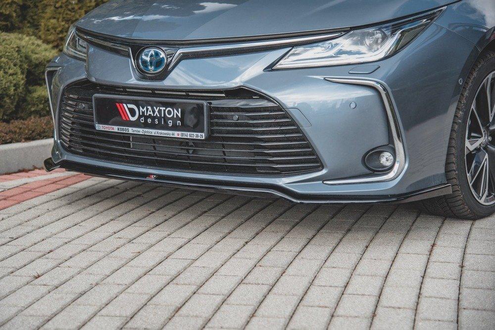 Front Lippe / Front Splitter / Frontansatz für Toyota Corolla E210 Limousine von Maxton Design