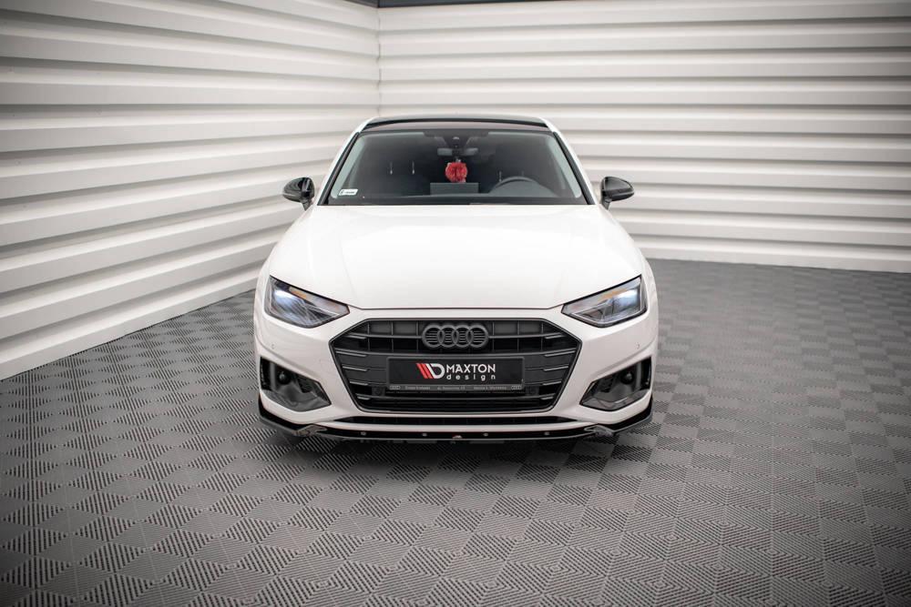 Front Lippe / Front Splitter / Frontansatz V.1 für Audi A4 B9 Facelift von Maxton Design