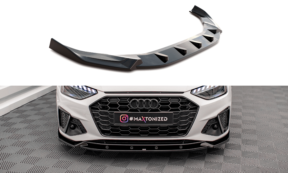 Front Lippe / Front Splitter / Frontansatz V.1 für Audi S4 B9 Facelift von Maxton Design