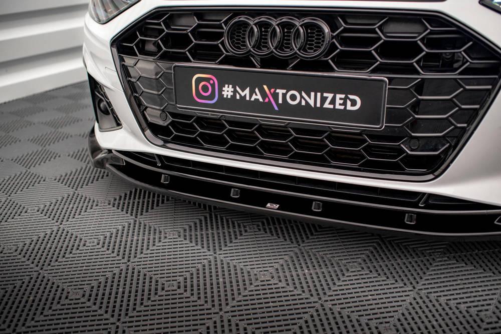 Front Lippe / Front Splitter / Frontansatz V.1 für Audi S4 B9 Facelift von Maxton Design