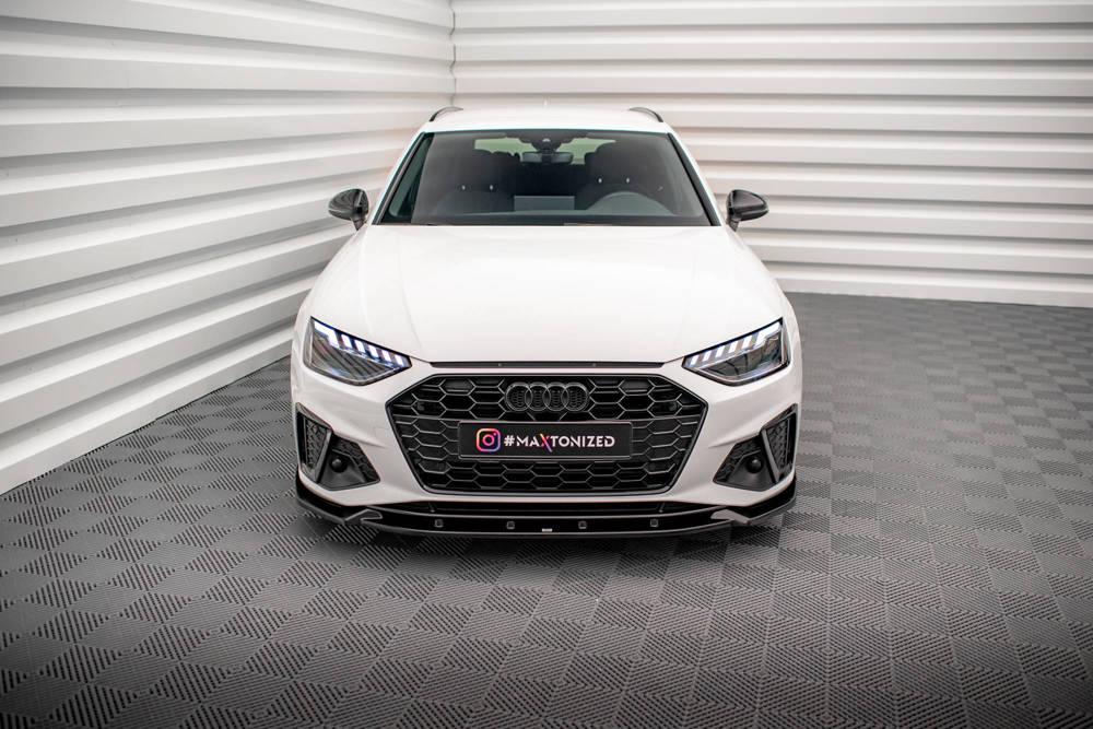 Front Lippe / Front Splitter / Frontansatz V.1 für Audi S4 B9 Facelift von Maxton Design