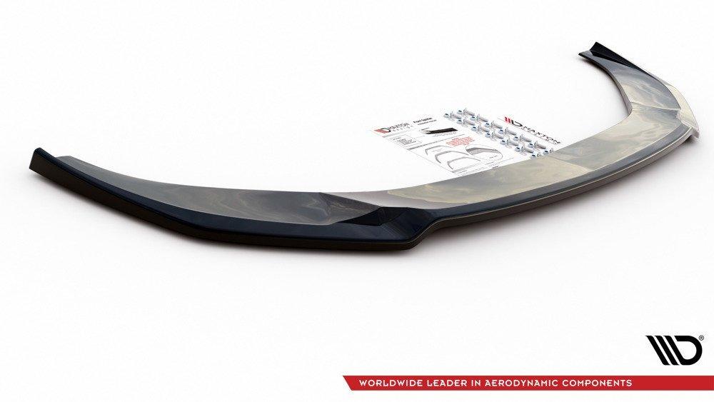 Front Splitter / Cup Schwert / Frontansatz V.1 für Audi A6 C8 S-Line von Maxton Design