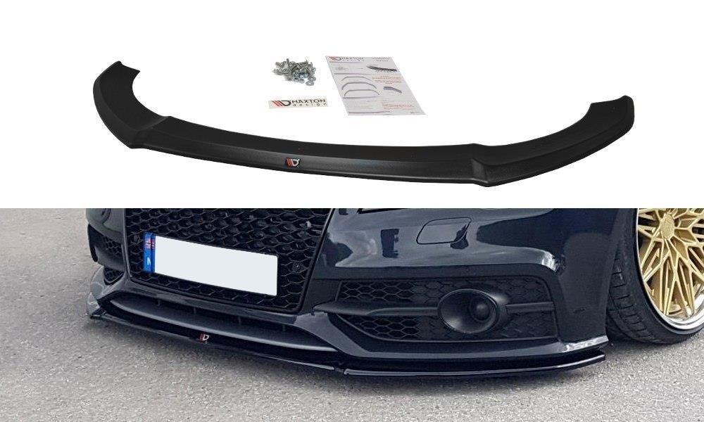 Front Lippe / Front Splitter / Frontansatz V.1 für Audi S7 / A7 S-Line C7 von Maxton Design