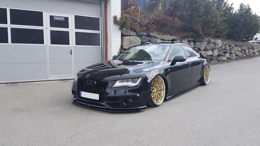 Front Lippe / Front Splitter / Frontansatz V.1 für Audi S7 / A7 S-Line C7 von Maxton Design