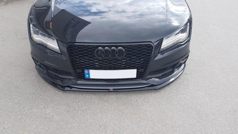 Front Lippe / Front Splitter / Frontansatz V.1 für Audi S7 / A7 S-Line C7 von Maxton Design