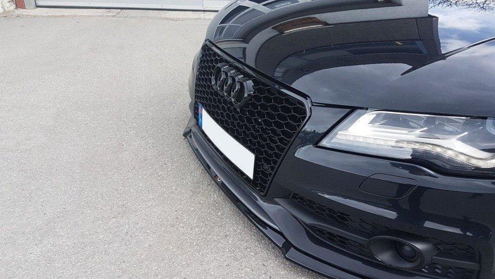 Front Lippe / Front Splitter / Frontansatz V.1 für Audi S7 / A7 S-Line C7 von Maxton Design