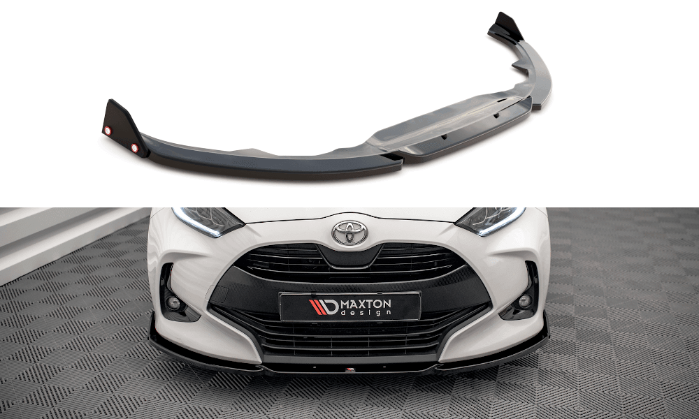 Front Lippe / Front Splitter / Frontansatz V.1 für Toyota Yaris XP21 von Maxton Design