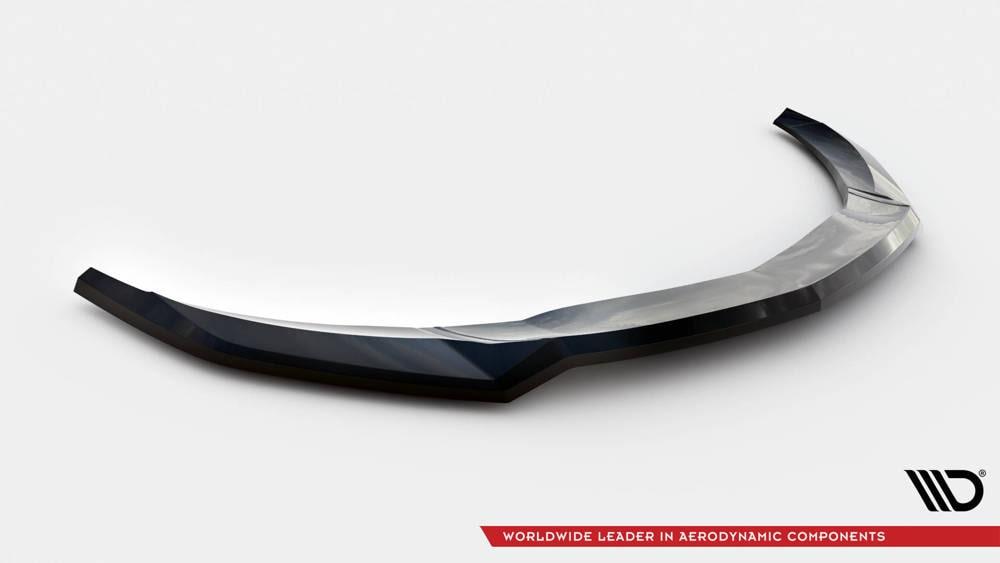 Front Lippe / Front Splitter / Frontansatz V.1 für Mercedes A-Klasse W176 AMG-Line Facelift von Maxton Design