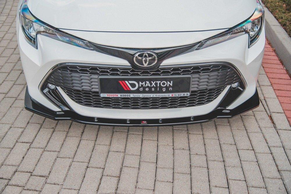 Front Lippe / Front Splitter / Frontansatz V.1 für Toyota Corolla E210 Touring Sports / Hatchback von Maxton Design