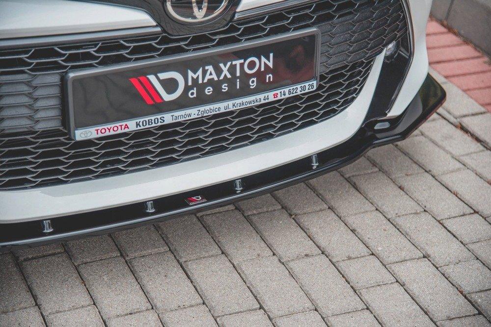 Front Lippe / Front Splitter / Frontansatz V.1 für Toyota Corolla E210 Touring Sports / Hatchback von Maxton Design