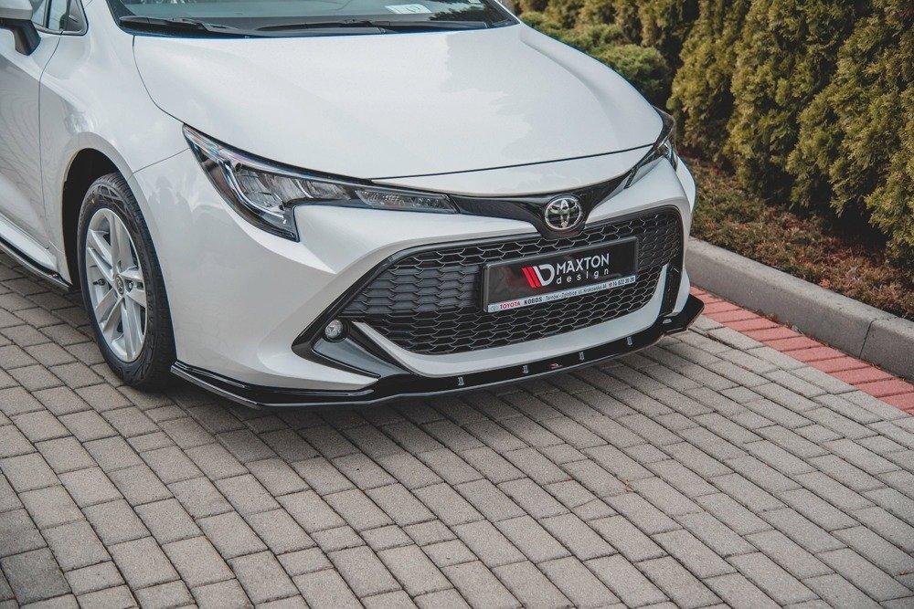 Front Lippe / Front Splitter / Frontansatz V.1 für Toyota Corolla E210 Touring Sports / Hatchback von Maxton Design