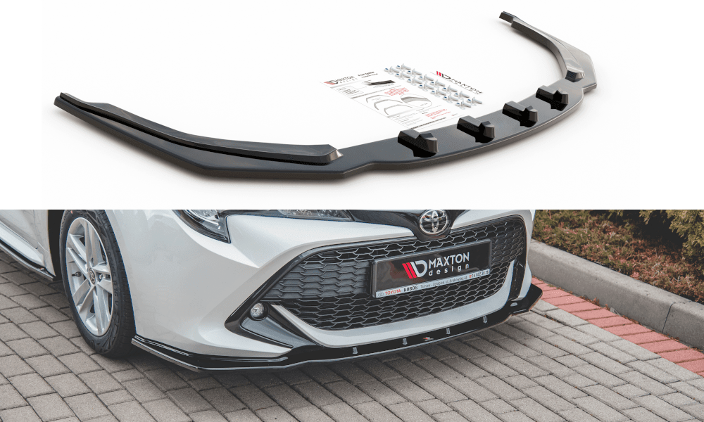 Front Lippe / Front Splitter / Frontansatz V.1 für Toyota Corolla E210 Touring Sports / Hatchback von Maxton Design
