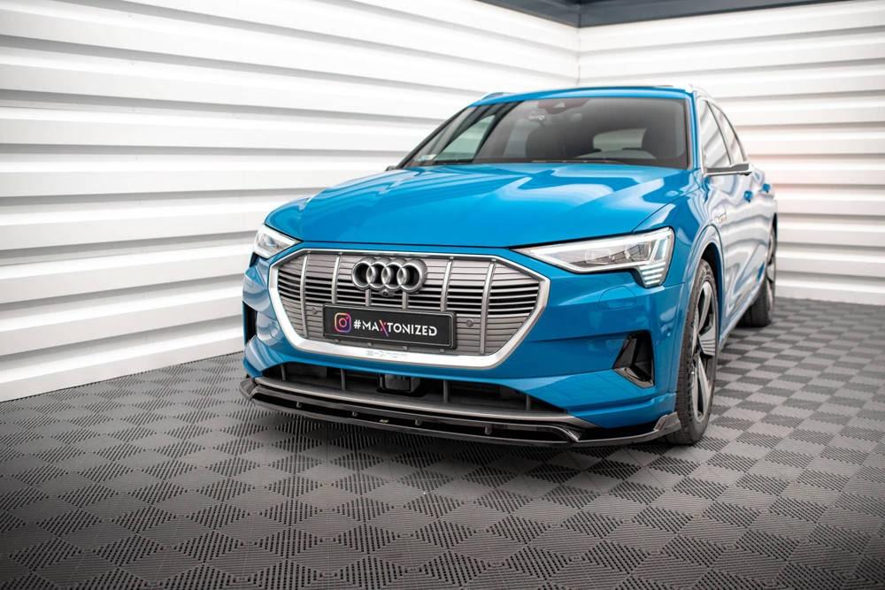 Front Lippe / Front Splitter / Frontansatz V.2 für Audi E-Tron GE von Maxton Design