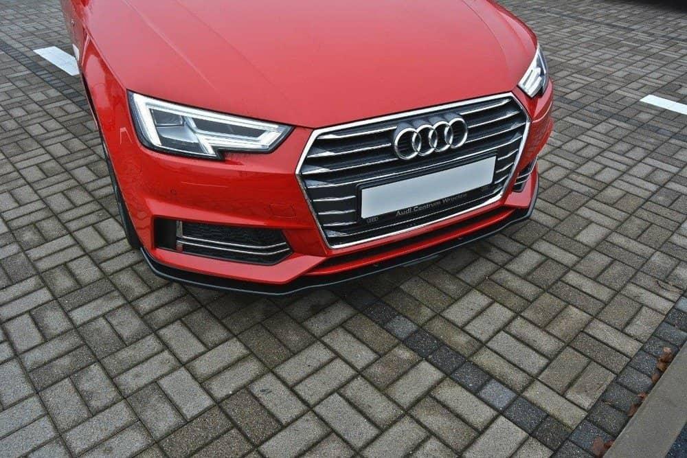 Maxton Design Frontlippe / Frontsplitter V.2 für Audi S4 / A4 S-Line B9