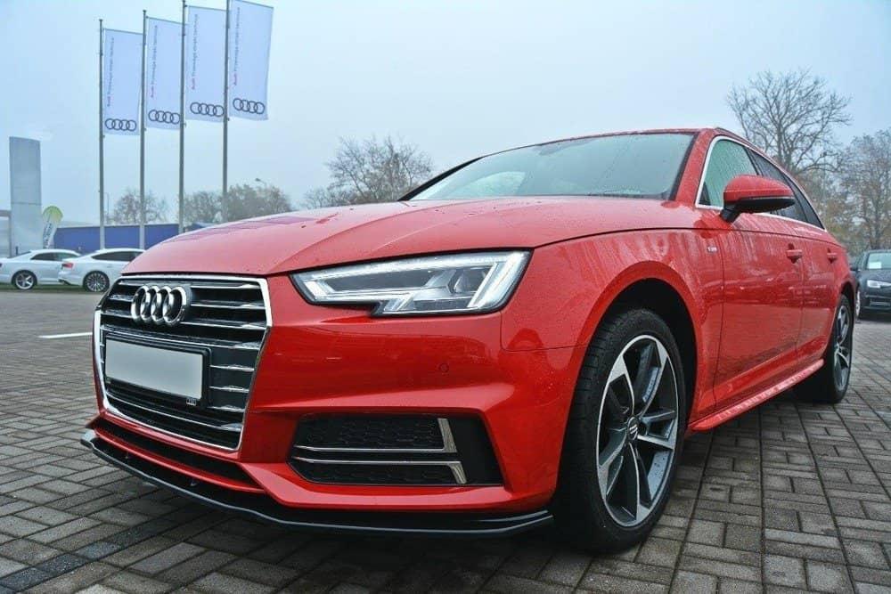 Dokładka przedniego zderzaka/przedni splitter Maxton Design V.2 do Audi S4/A4 S-Line B9