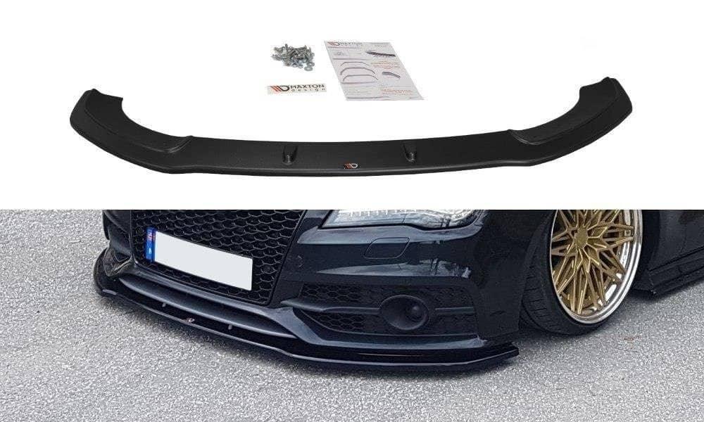 Dokładka przedniego zderzaka/przedni splitter Maxton Design V.2 do Audi S7/A7 S-Line C7