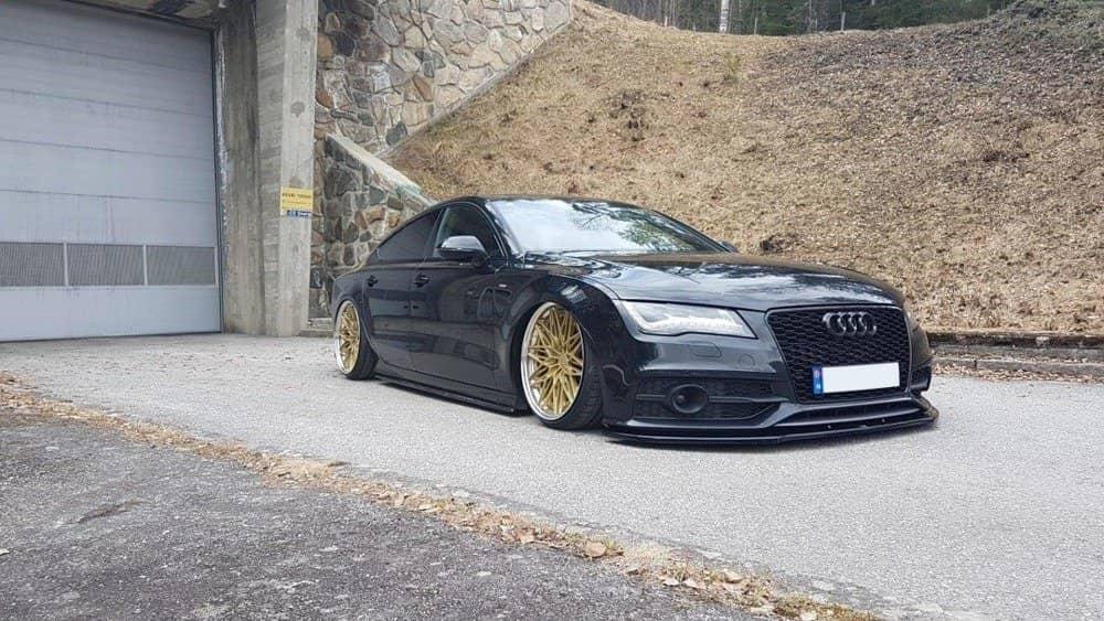 Dokładka przedniego zderzaka/przedni splitter Maxton Design V.2 do Audi S7/A7 S-Line C7