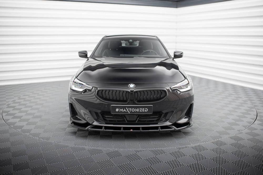 Front Lippe / Front Splitter / Frontansatz V.2 für BMW 2 Coupe G42 von Maxton Design