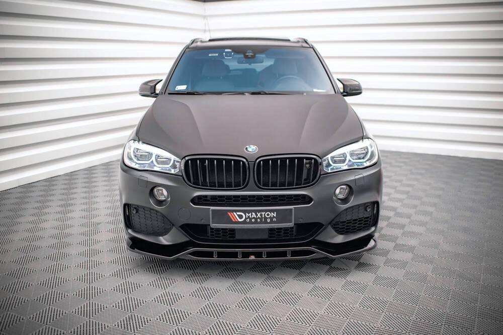 Front Lippe / Front Splitter / Frontansatz V.2 für BMW X5 F15 M-Paket von Maxton Design