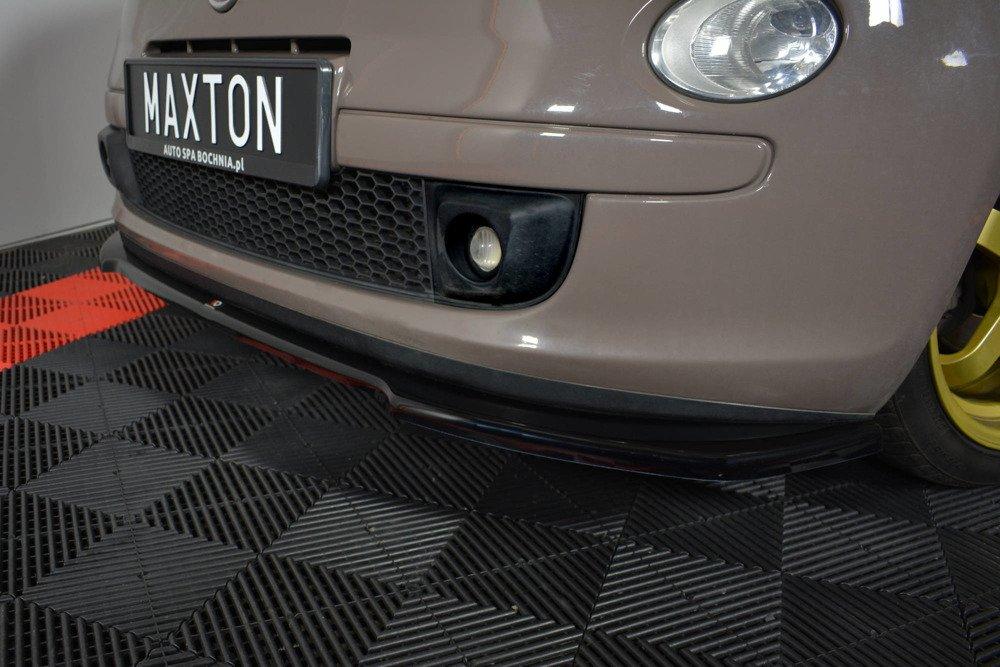 Front Lippe / Front Splitter / Frontansatz V.2 für Fiat 500 von Maxton Design