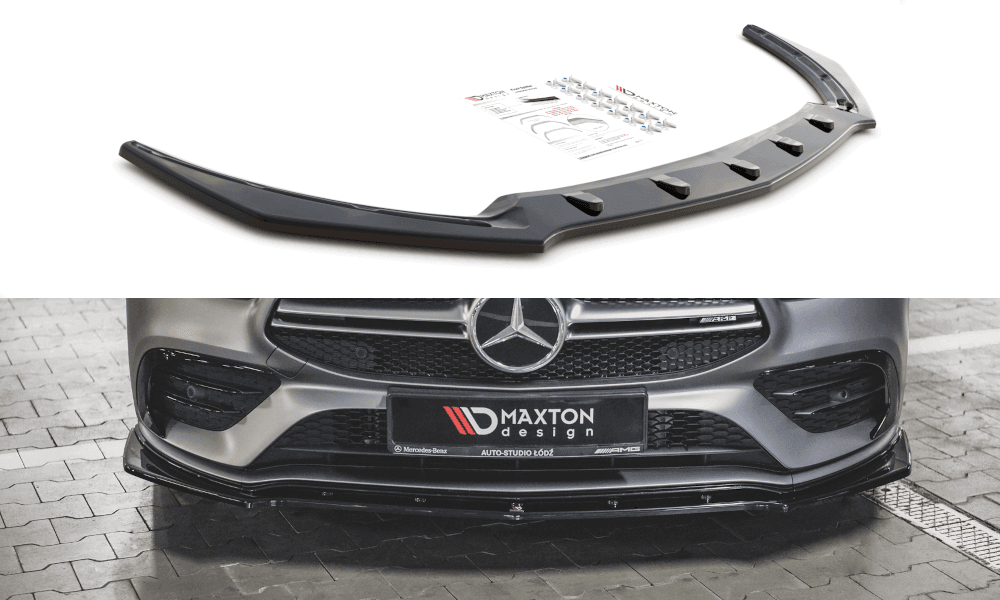 Maxton Design etuhuuli/etujakaja V.2 autolle Mercedes-AMG CLA 35 AERO C118