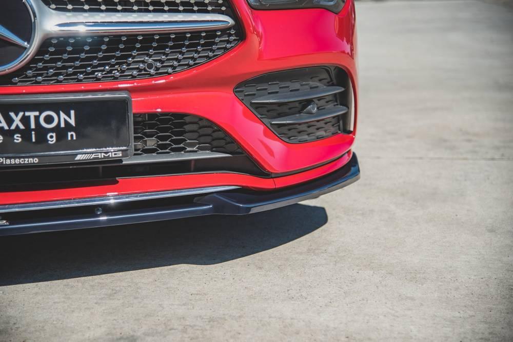 Front Lippe/Front Splitter/Front Approach V.2 Mercedes CLA AMG-Line C118 af Maxton Design