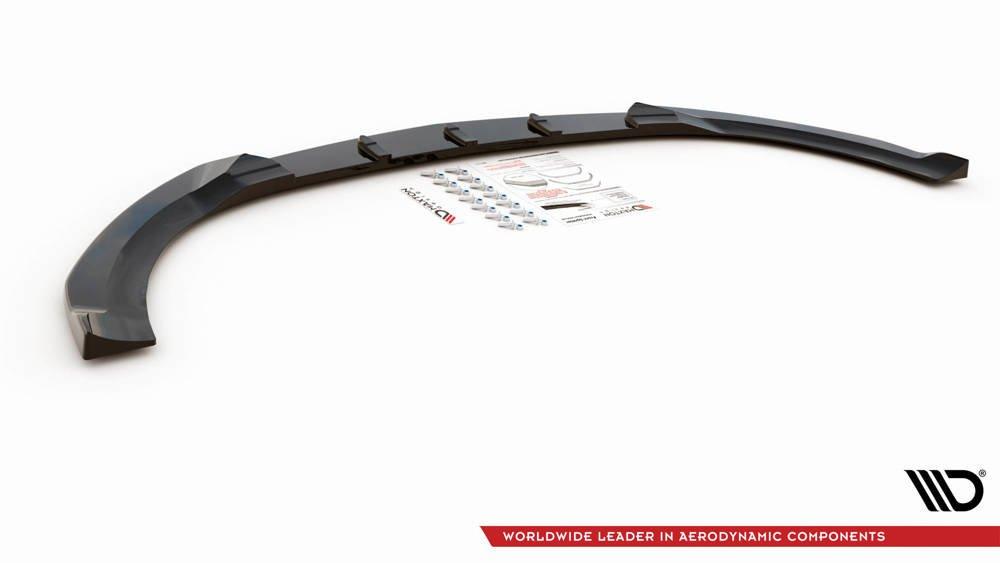 Front Lippe/Front Splitter/Front Approach V.2 Mercedes CLA AMG-Line C118 af Maxton Design
