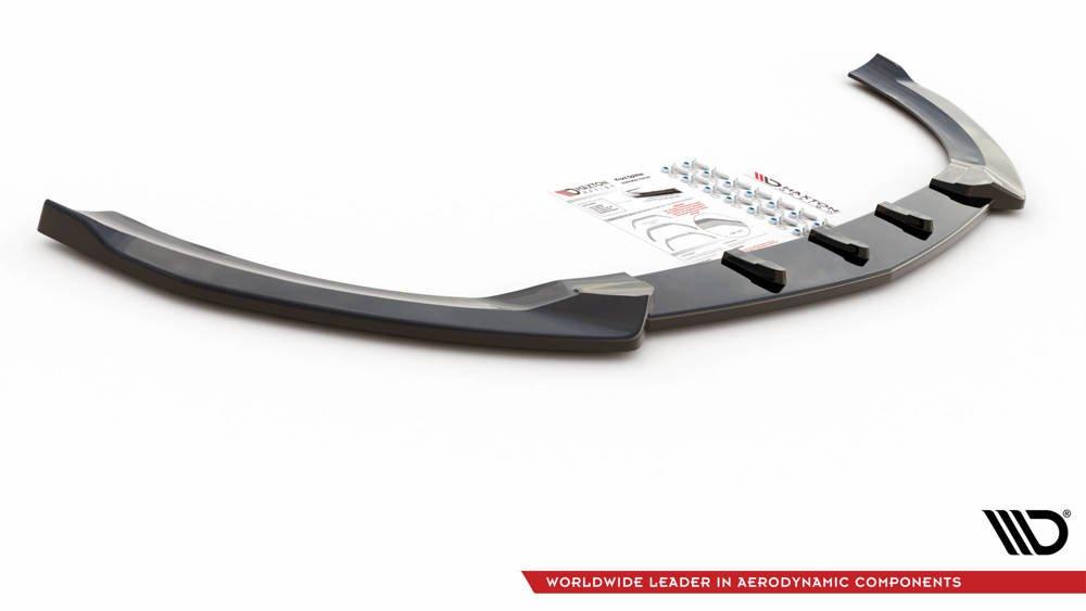 Front Lippe/Front Splitter/Front Approach V.2 Mercedes CLA AMG-Line C118 af Maxton Design