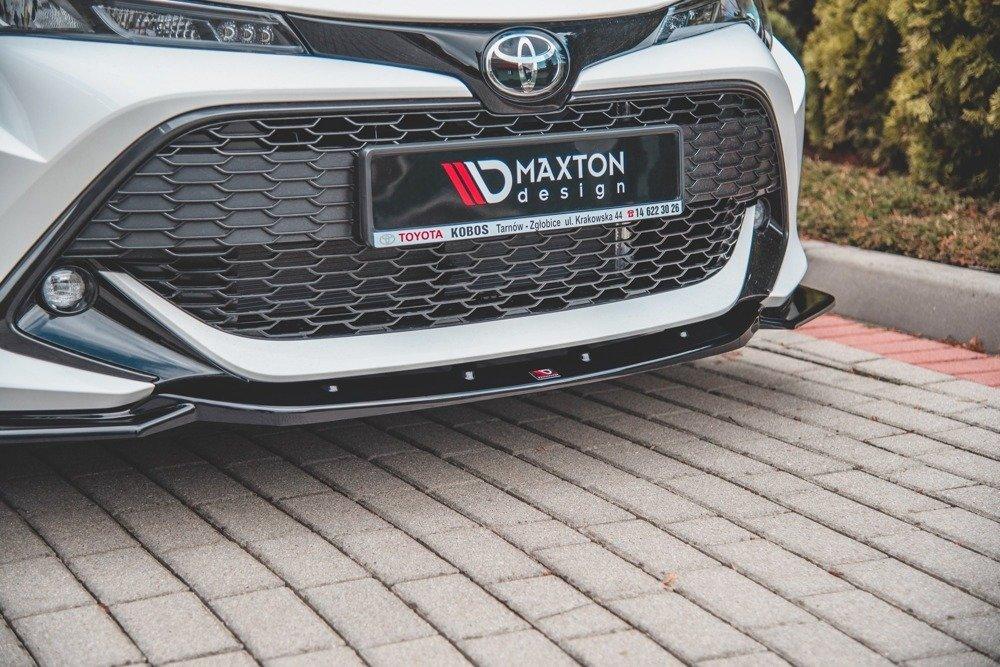 Front Lippe / Front Splitter / Frontansatz V.2 für Toyota Corolla E210 Touring Sports / Hatchback von Maxton Design