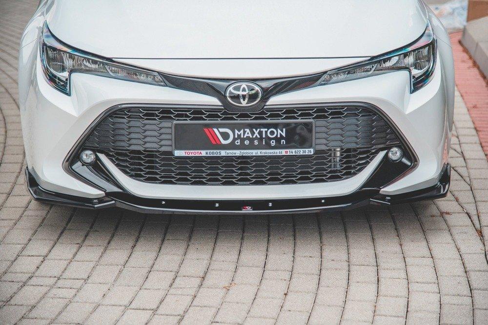 Front Lippe / Front Splitter / Frontansatz V.2 für Toyota Corolla E210 Touring Sports / Hatchback von Maxton Design