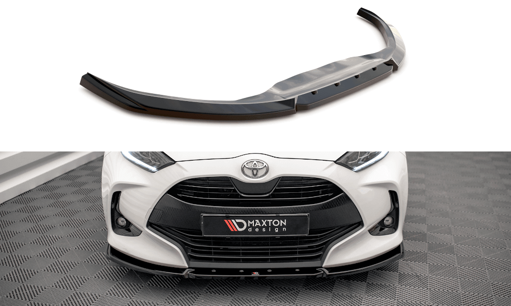 Front Lippe / Front Splitter / Frontansatz V.2 für Toyota Yaris XP21 von Maxton Design