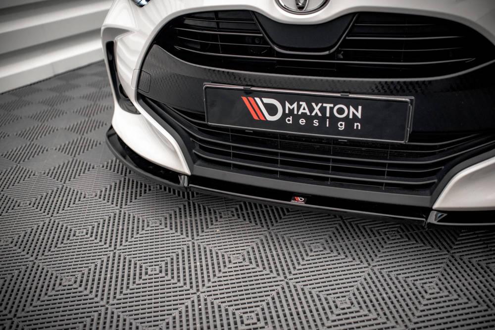 Front Lippe / Front Splitter / Frontansatz V.3 für Toyota Yaris XP21 von Maxton Design