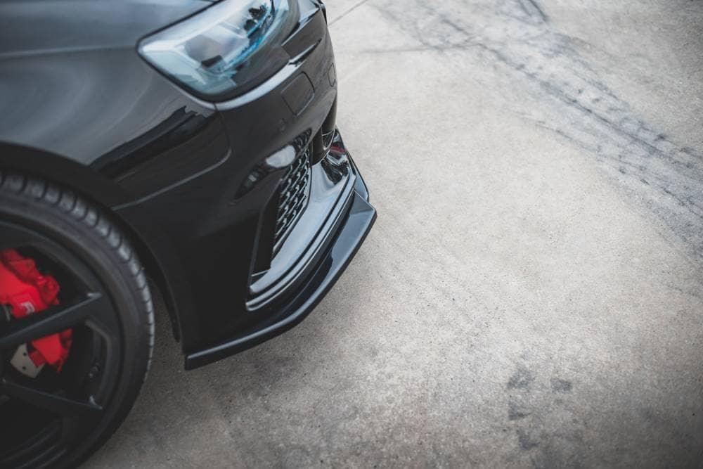 Front Lipte/Front Splitter/Front Approach v.4 til Audi RS3 8V Facelift Sportback fra Maxton Design